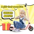thumbnail image 3 of SANOPY Kids Electric scooter,LED Lighted Wheels and 4 Adjustable Height Handlebars,LED Display&Foldable Widen Anti-Slip Deck Electric Scooter,150W/120W Motor&10 Mph,6 Years and up for Kids Ages 6-14, 3 of 8
