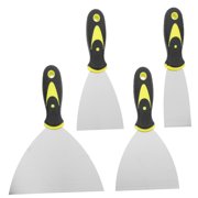 LEORX 4Set Drywall Finishing Tools Including 1.5 Inch 3 Inch 4 Inch 6 Inch Knives for Smooth Application
