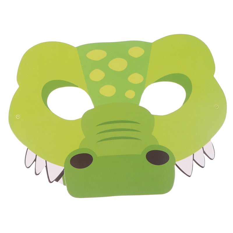 12pcs Mask Birthday Party Supplies Paper Animal Masks Cartoon Kids Party -  