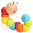 thumbnail image 4 of Juguete sensorial colorido Gusano, rompecabezas para niños, juguetes de aprendizaje temprano, 4 of 4