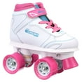 thumbnail image 5 of Chicago Girls' Quad Roller Skates White/Pink/Teal Sidewalk Skates, Size 1, 5 of 5