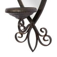 thumbnail image 5 of DecMode Brown Metal Wall Sconce, 5 of 11