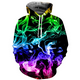 thumbnail image 2 of Sudadera con capucha de moda para hombre, estampado de llamas, tendencia 3D, sudadera informal de calle para hombre, ropa de otoño e invierno, 2 of 5