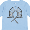 thumbnail image 4 of Inktastic Parkinson's Awareness Ribbon Rainbow Boys or Girls Long Sleeve Toddler T-Shirt, 4 of 5