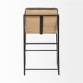 thumbnail image 4 of Pemberly Row Contemporary 36" Leather Counter Stool in Black, 4 of 9