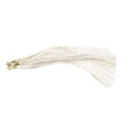 thumbnail image 3 of The Bead Chest White 18cm Silk Tassels (3 Pack), 3 of 4