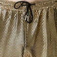thumbnail image 6 of Wyobmus Sparkly Metallic Pants for Men Drawstring Waist Nightclub Argyle Gilding Sequin Joggers Gold, 6 of 7
