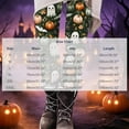 thumbnail image 5 of GERsome Women's Halloween Leggings Cute Ghost Print High Waisted Stretchy Novelty Tights Pants for Party Size M, 5 of 5
