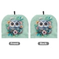 thumbnail image 2 of HELLHERO 1Pcs Teapot Cover Polyester Canvas Teapot Protective Keep Warm with Valentine's Day for Women, 2 of 8