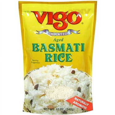 Vigo Aged Basmati Rice, 12 oz (Pack of 6)