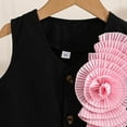 thumbnail image 4 of Owordtank Valentine Outfit for Girls: 2-Piece Heart Print Crewneck Long Sleeve Sweatshirt & Sweatpants, Themed Holiday & School Clothing Set, 4 of 8