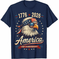 thumbnail image 4 of USA 250th Anniversary Eagle T-Shirt, 1776–2026 Patriotic America Graphic Tee, Vintage Independence Day Shirt, 4 of 6