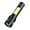 Black, variant on Yooshoverk Aluminum Alloy Zoomable Flashlight w/ Side COB Lights 5 Modes 12000LM High Power Search Light Waterproof Tactical Torch for Camping Night Fishing Construction Site Emergency Lighting