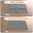 thumbnail image 6 of PABUBE Doormat 36"x60", Low-Profile Entry Mat Indoor Mat, Indoor Rug for Entryway, Dirt Trapper Entryway Rug, Non Slip Entry Rugs Washable Welcome Mat for Inside, Gray, 6 of 10