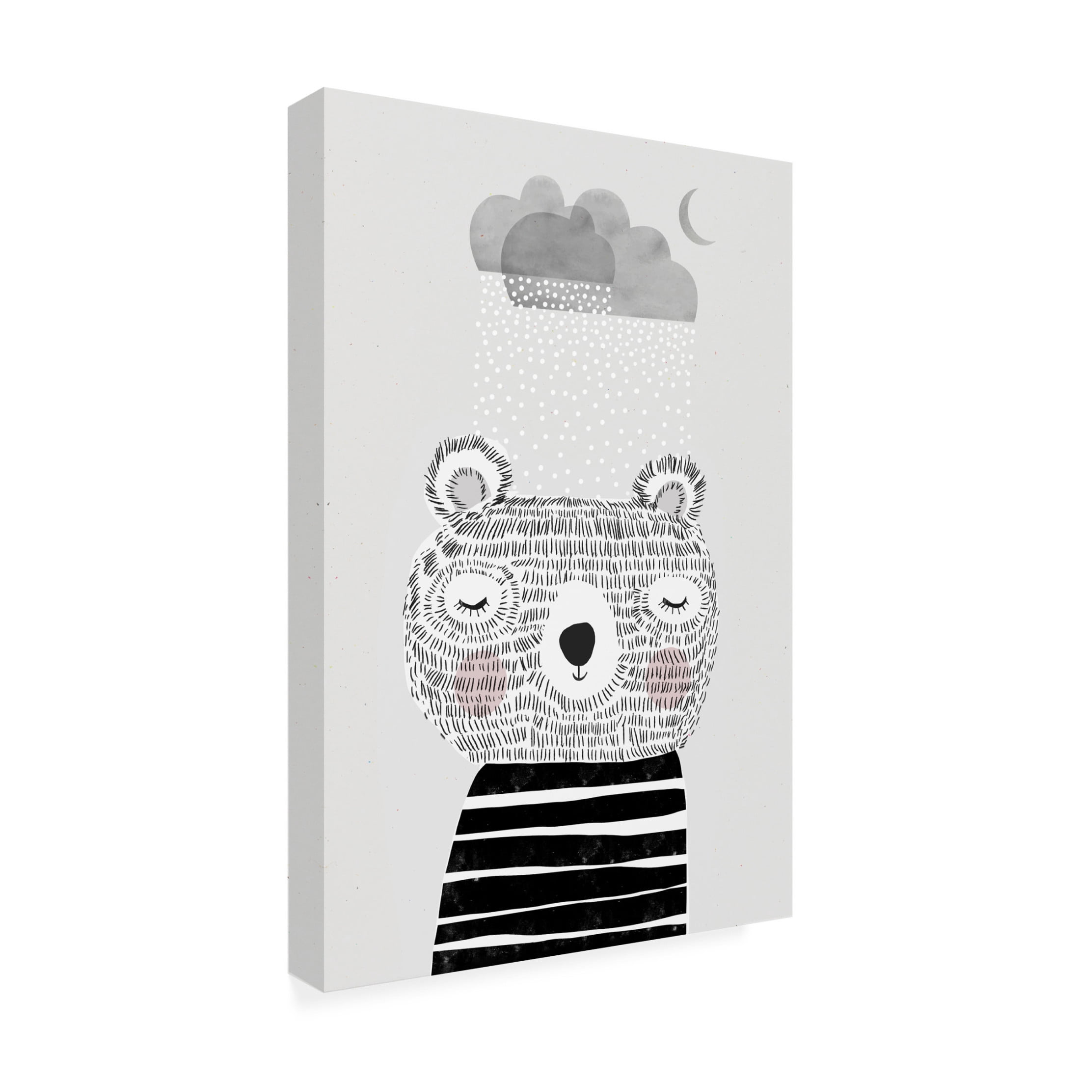 Canvas Wall Art - Treechild 'I Love Snow' Wall Art for Living Room, Bedroom, or Office D?cor by Trademark Fine Art - 16 x 24 Inches