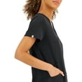 thumbnail image 2 of Hanes ComfortFit Stretch Women's and Women's Plus Vneck Rib Scrub Top, 2 of 4