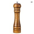 thumbnail image 2 of Coofit Pepper Grinder Wooden Adjustable Large Capacity Manual Spice Grinder Pepper Mill, 2 of 10
