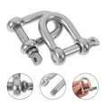 thumbnail image 5 of Himition 4pcs D Ring Shackles Tow Winch Shackles Recovery Off-Road Shackle Heavy D Ring, 5 of 6