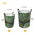 thumbnail image 5 of Easygdp Succulents Large Dirty Clothes Hamper, Lightweight Storage Basket, Household Laundry Bag with Handle - Small, 5 of 8