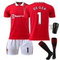 thumbnail image 1 of 22/23 Manchester-united Home Jerseys Children's Football Training Suit Set, 1 of 5