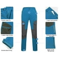 thumbnail image 2 of Little Donkey Andy Women's Fleece Lined Hiking Ski Snow Pants, Winter Windproof Softshell Pants, Warm and Water Repellent Bright Blue M, 2 of 7