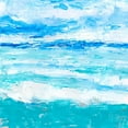 thumbnail image 2 of Borges, Victoria 12x12 Black Ornate Wood Framed with Double Matting Museum Art Print Titled - Cerulean Sea II, 2 of 4