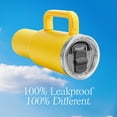thumbnail image 6 of Tumbler with Handle, Straw and Slide Lid 30oz - 100% Leak Proof, Cup Holder Compatible for Travel - Insulated Stainless Steel Cup - Non-Slip Silicone Pad - BPA-Free (30oz, Sand), 6 of 7