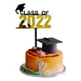 thumbnail image 2 of Personalized Cake Topper Custom Congrats Graduation Hat Student Class Of 2025 Double Sided Glitter Card Baby, 2 of 9