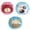 Other, variant on 3 Pcs Women Shower Cap Waterproof Elastic Bath Hat Cleaning Hat Cute Kid Adul