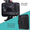 thumbnail image 5 of Black Nylon Art Supplies Portfolio Carry Backpack Bag 19x26 Inches Durable Design for Artists and Students, 5 of 5