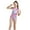 Pink, variant on Gyratedream Girls One Piece Swimsuit Beach Bathing Suit Swimwear for Kids Children Swimming Suit 2-14 Years