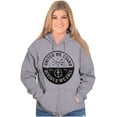 thumbnail image 3 of Divided We Fall Defend Freedom Skull Zip Up Hoodie Men's Women's Brisco Brands S, 3 of 6