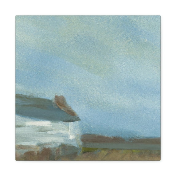 Barn At Sunset 1940s - Canvas