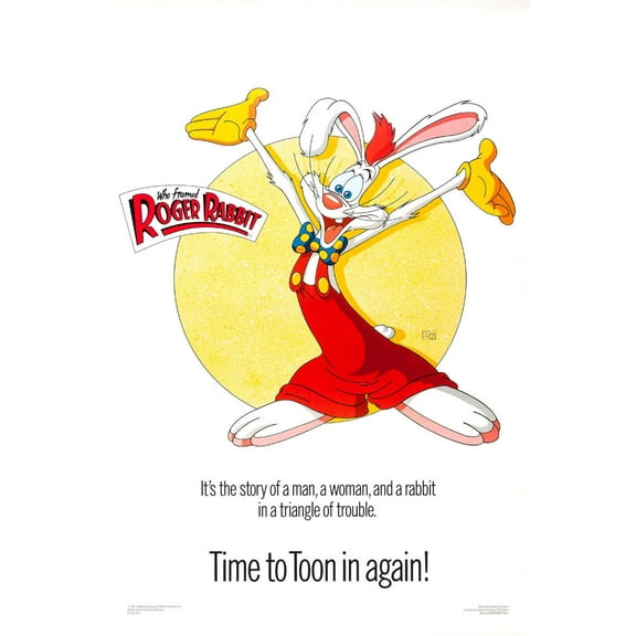 Who Framed Roger Rabbitt Movie Poster 24"x36" 24inx36in