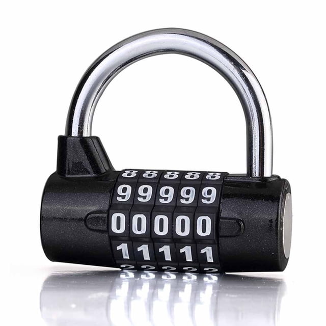 Lefu Cadenas à Combinaison Robuste à 5 Chiffres pour Casiers et Armoires de Gym - Sécuritaire