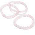 thumbnail image 4 of 1 pulsera elástica de rosa natural con cuentas de cuarzo y piedras preciosas de 4 mm, redonda y teñida, para mujeres y hombres, regalo de cumpleaños., 4 of 4