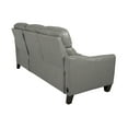 thumbnail image 6 of Milos 83" Zero Gravity Power Reclining Sofa in Light Gray Leather, 6 of 19
