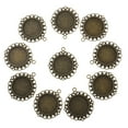 thumbnail image 2 of 10 Pcs Fijación Base Cabochon Accesorios Artesanía Manualidad Hogar Arte Decoración Bricolaje Coser de utilizar Gloria Marco de cabujón, 2 of 8