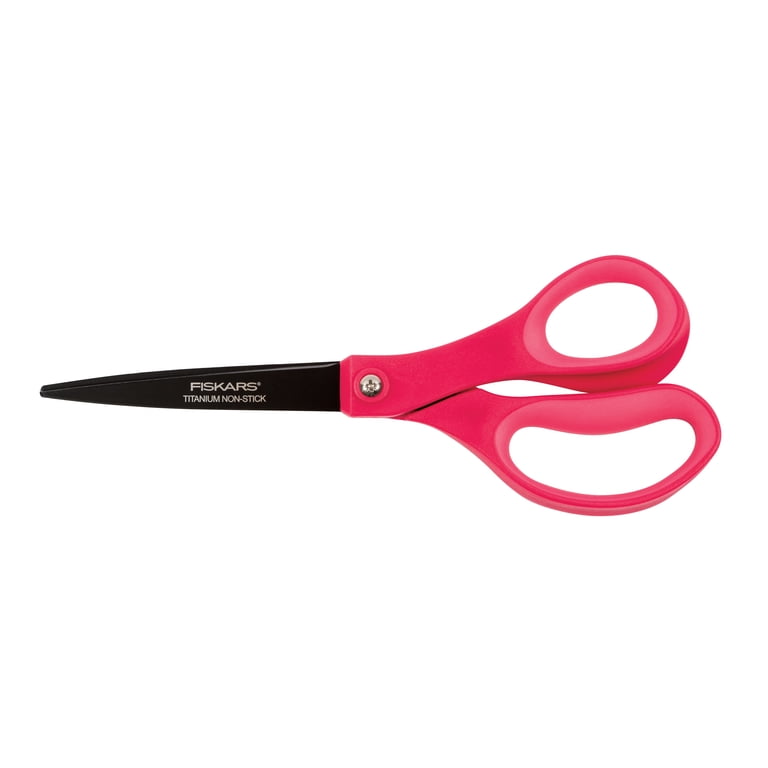Fiskars 8\" Adult Non-stick Titanium Everyday Office Scissors With SoftGrip