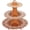 Light Brown, variant on Mexican Cielito Lindo Party Decoration, 3 Tier Terracotta Cupcake Stand, Cardboard Dessert Tower Holder Display for Wedding Cinco De Mayo Baby Shower Birthday Fiesta(Talavera,Pink)