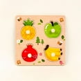 thumbnail image 6 of Kuntesetty Wooden Peg Puzzle Matching Game Shape Matching Board for Game Learning Trips fruit, 6 of 9