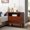 Walnut, variant on Ample Drawers / Bedroom Side Table / Convenient Access to Items