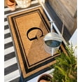 thumbnail image 5 of A1HC Natural Rubber & Coir Flocked Doormat, 30x48, Monogrammed Door Mat For Front Door, Anti-Shed Treated Durable Mats for Entrance, 5 of 7