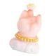 thumbnail image 1 of Adorno de mesa con forma de mano de Buda, 4,5 x 4 x 7 cm, para sala de estar, versátil, de fina artesanía, decorativo, para meditación, artesanía de Loto, 1 of 8