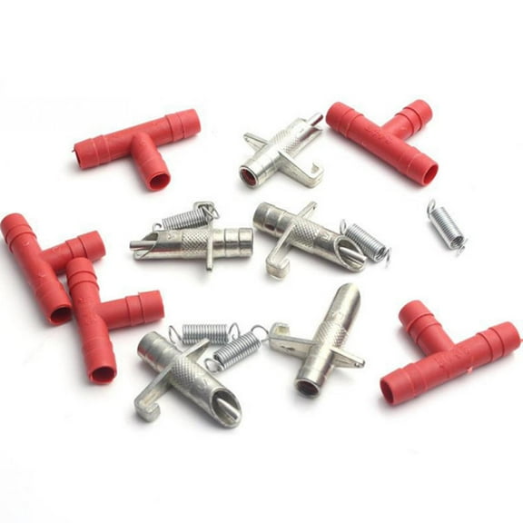 2x 30PCS Automatic Rabbit Drinker, Automatic Bunny Feeder Rodent Mouse Waterer Poultry Watering System for Small Ferret