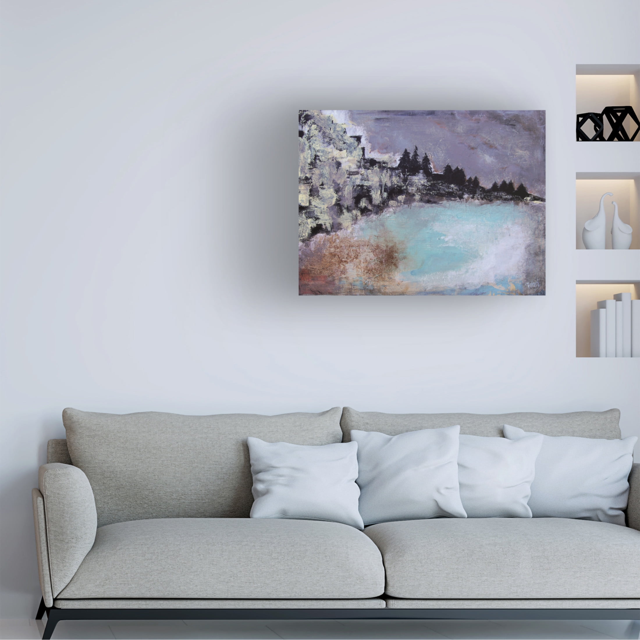 Canvas Wall Art - Nicole Dietz 'Coasting Home' Wall Art for Living Room, Bedroom, or Office Décor by Trademark Fine Art - 32 x 24 Inches