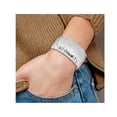thumbnail image 2 of Bracelet à Revers Texturé en Argent Sterling, 2 of 4