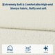 thumbnail image 4 of Senfot bouclé marco cama con forrado cabecero soft low-profile sturdy cama plataforma con rounded corners design; heavy-duty madera slats noise-free no necesita colchón base queen size, 4 of 7