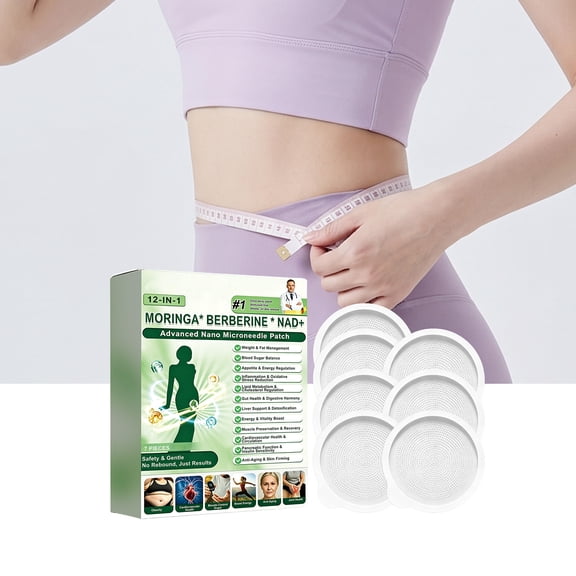 2026 New 12-in-1 Advanced Nano Microdarts Patch, Natural Care Microneedle Patches for Women & Men – Suitable for All Skin Types,Home Use(7Pcs/Box)