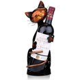 thumbnail image 1 of Porte-bouteille de Vin pour Chat Sculpture en Métal, 1 of 4